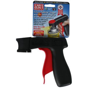 Can Gun 1 Spray Can Tool Black and Red 5 x 5.5inch Can Gun 1 Spray Can Tool Black and Red 5 x 5.5inch
